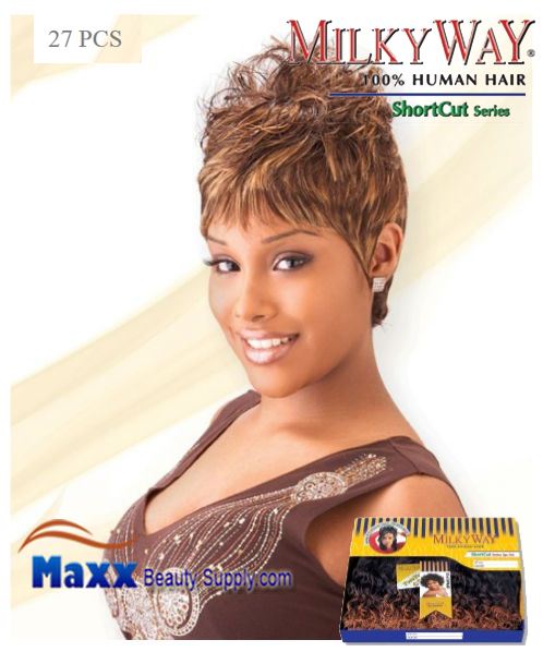 MilkyWay Human Hair Weave Short Cut Series - 27PCS